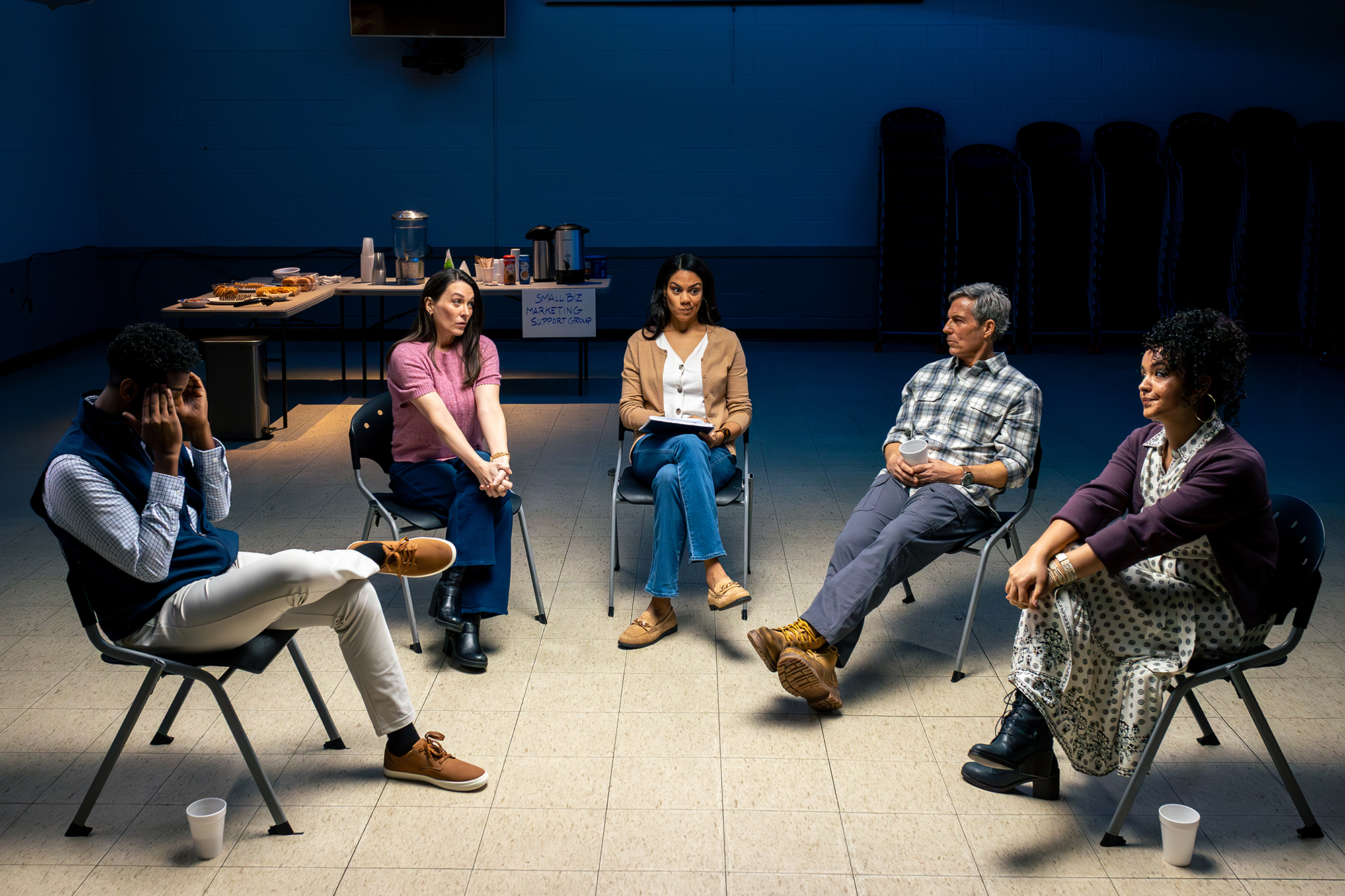 Daycare owners discussing how to stand out from competitors